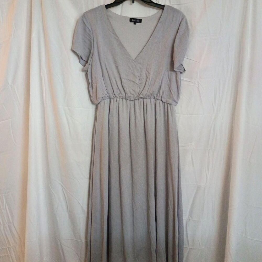 Roolee Grey flowy fairy business  Dress